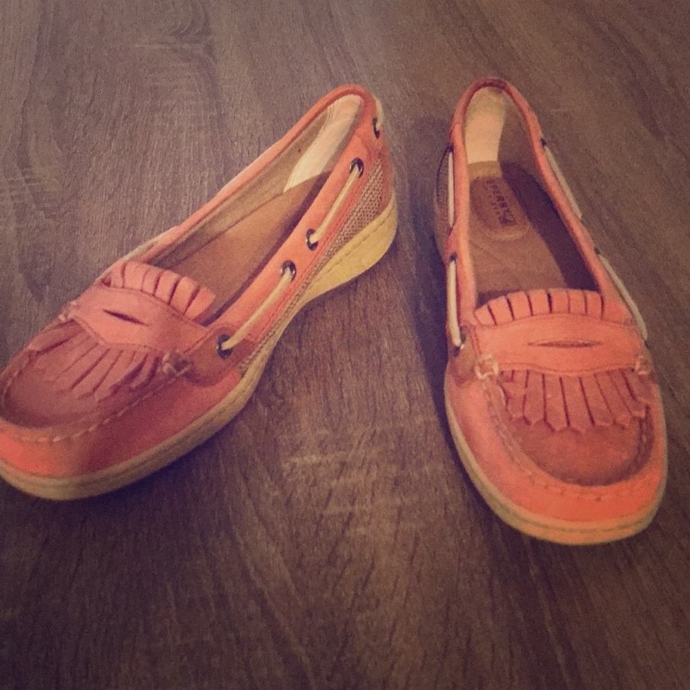 NEW Pink Sperry Loafers